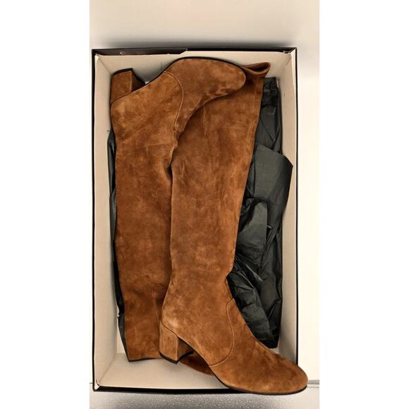 Ateliers Suede Knee High Boots Brown New Sz. 6.5/37